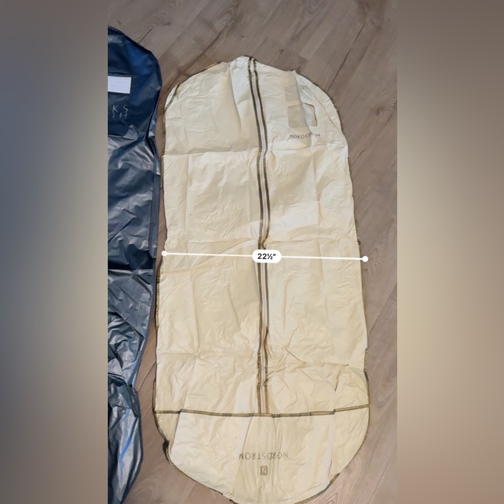Nordstrom Vintage Long Garment Bag Plastic 1980's three other bags included - Picture 6 of 8